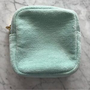 Stoney Clover Lane OG Terry Mini Pouch in Sea Glass